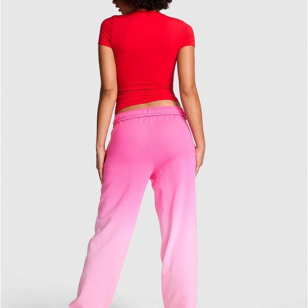Victoria’s Secret PINK Lollipop XS Dip-Dye Campus Tee & Matching SM Sweatpants - Picture 7 of 7